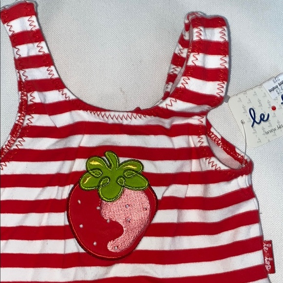 NWT GIRLS LeTop 1pc. Swimsuit - Picture 3 of 6